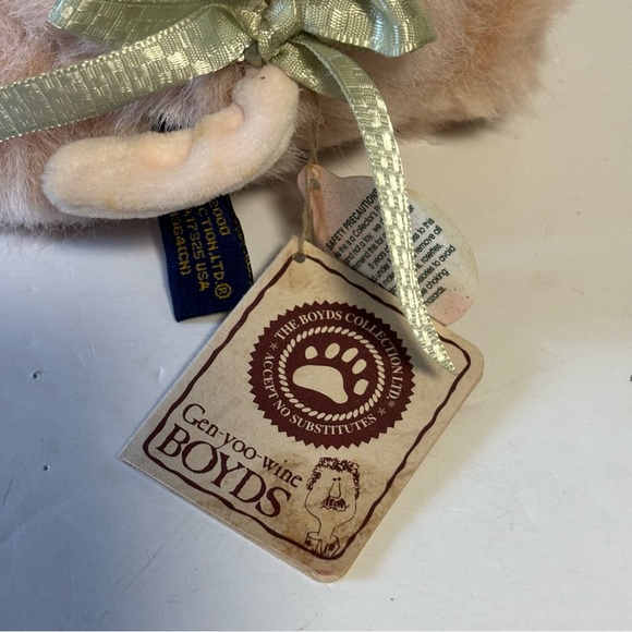 Gen Yoo Wine Boyds Hamlet Plush pig 7” with tag 1988-2000 EUC - Picture 9 of 12